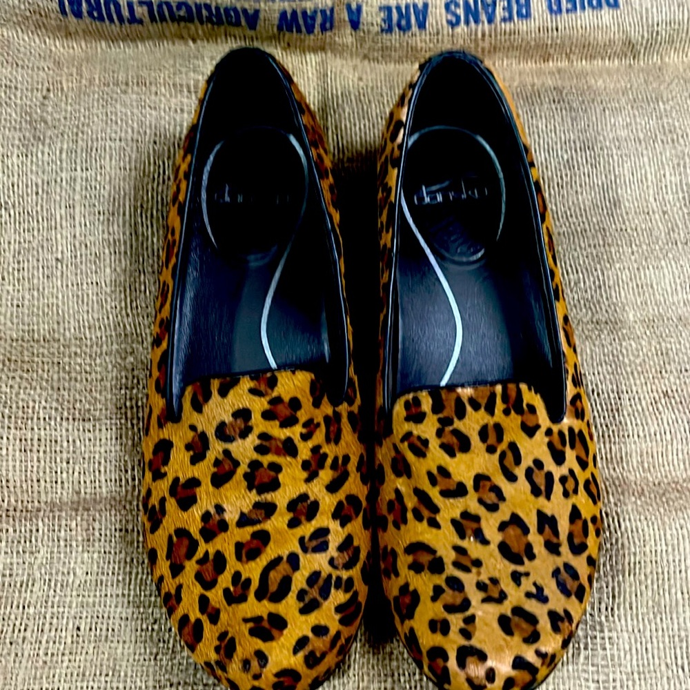 Leopard print Dansko flats